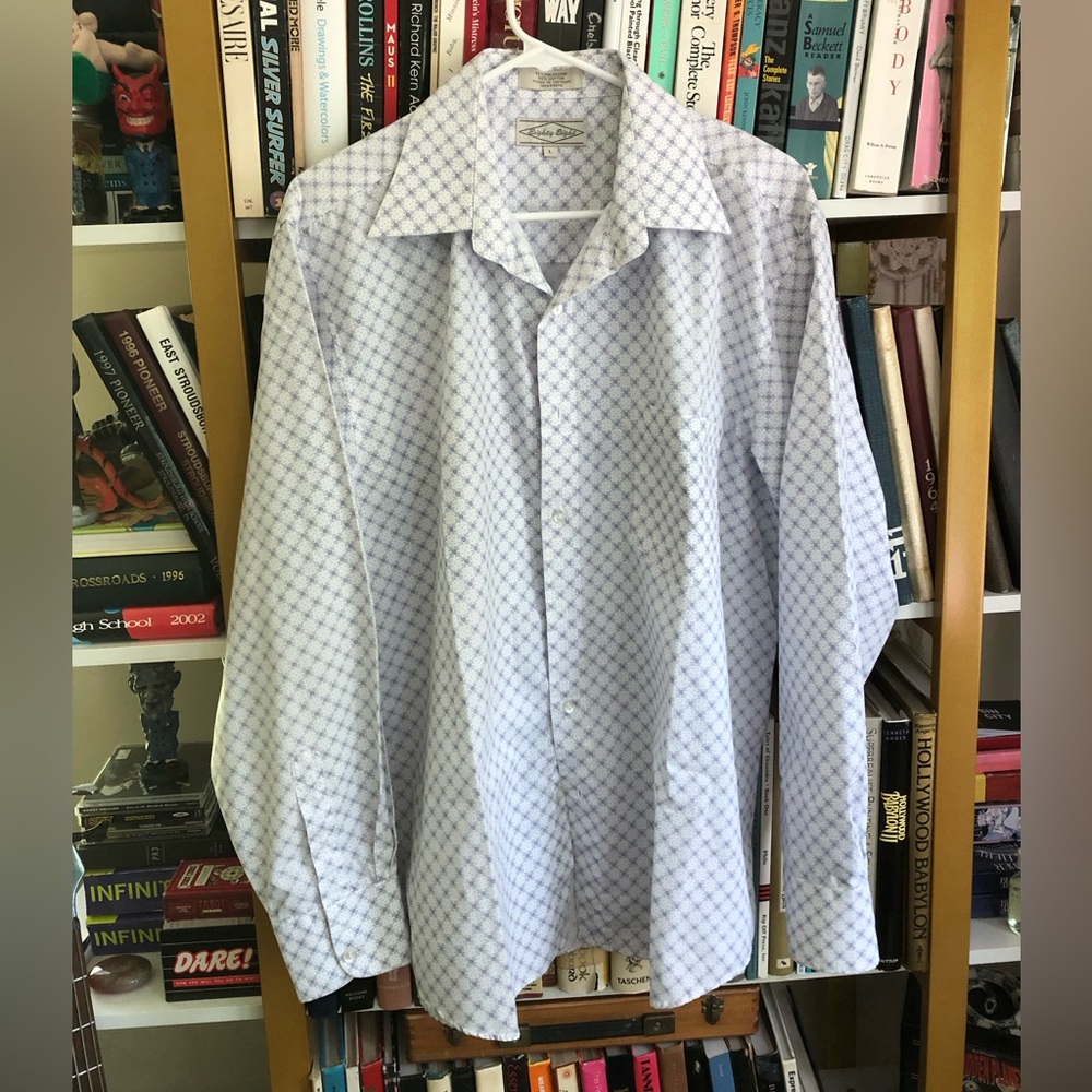 Vintage Polyester Dress Shirt